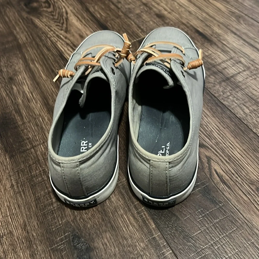 Sperry Memory Foam Gray Top Sider - Picture 5 of 9